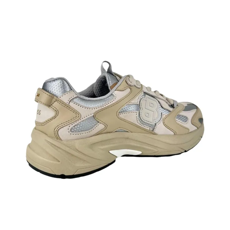 HUGO BOSS Low Top Casual Shoes Men's Beige-3