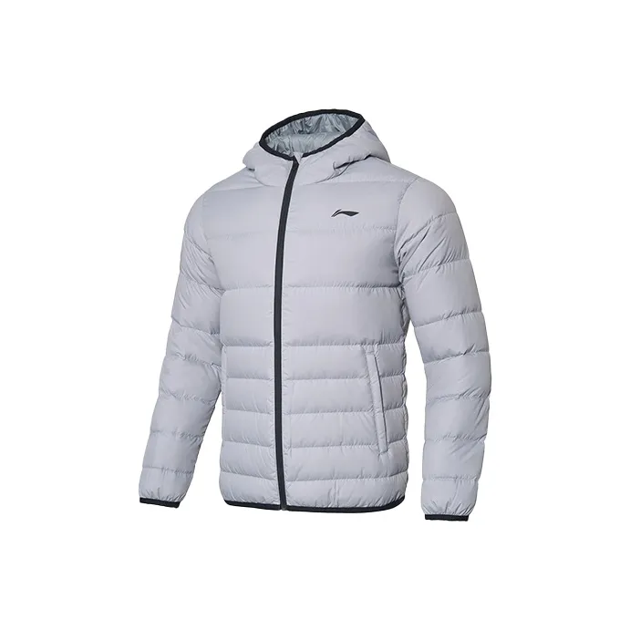 LiNing Down Jacket Men's Snow Gray-0