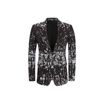 Alexander McQueen Business Suits Men Black