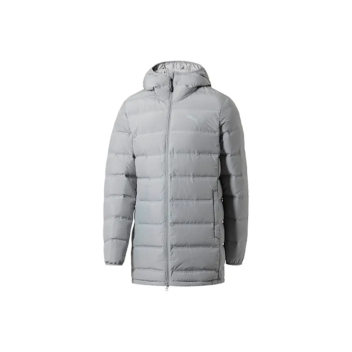 PUMA Down Jackets Men Silver Gray-0