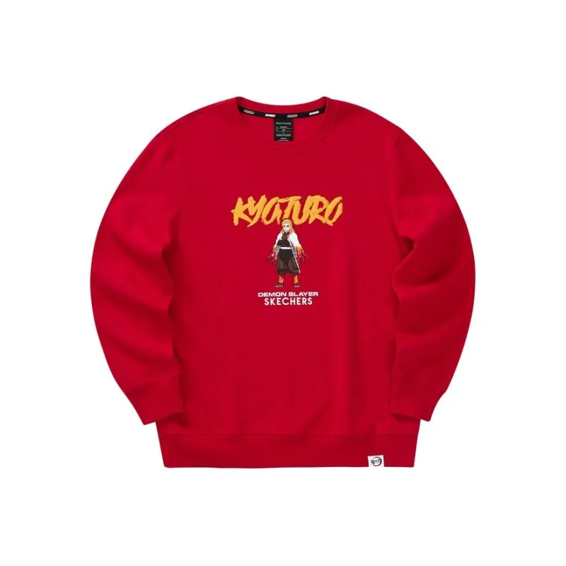 Skechers Devil's Blade Co titled Series Sweatshirt Men's Race Red-0