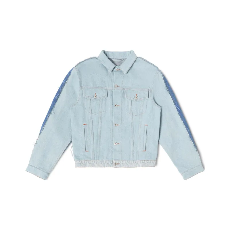 HERON PRESTON Patchwork Denim Jacket-0