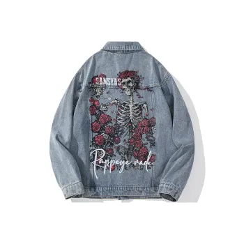 SANSYAS Denim Jackets Unisex