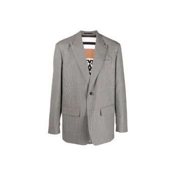 Valentino Business Suits Coats Men's Gray