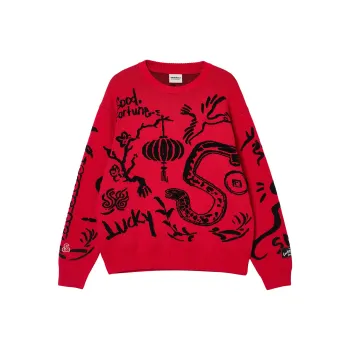 JACK JONES· x CNY Knitwear Unisex Red