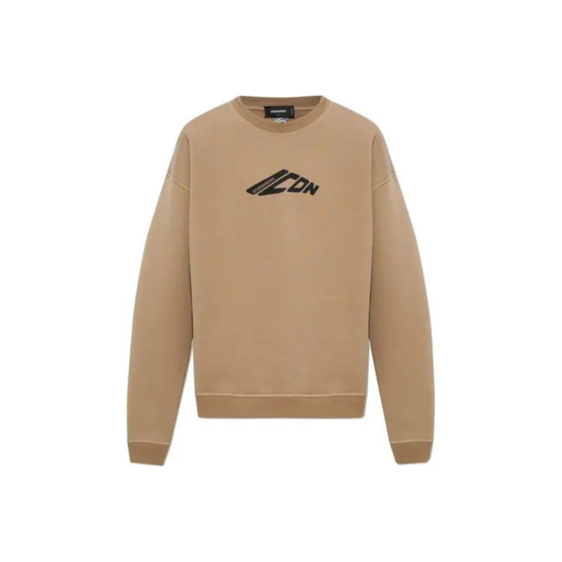 DSQUARED 2 Icon Logo Printed Crewneck Sweatshirt-0