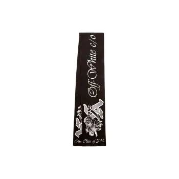 OFF WHITE Va Knitted Scarf