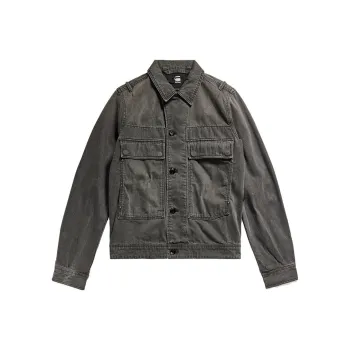 G STAR RAW Denim Jackets Unisex Gray Black