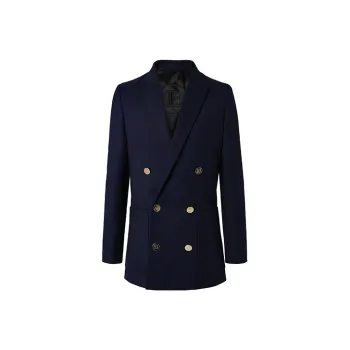 BALMAIN Business Suits Men Dark Blue