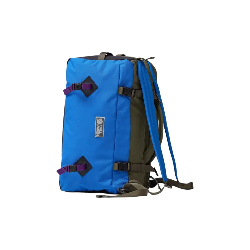 Fjallraven Recycled Nylon Travel Bag 45L Unisex Blue & Green-4