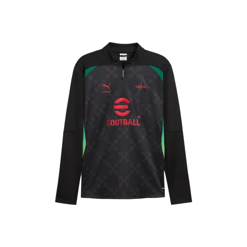 PUMA Playera Para Hombre De Cuarto De Cierre Prepartido Ac Milan X OFF WHITE™-0