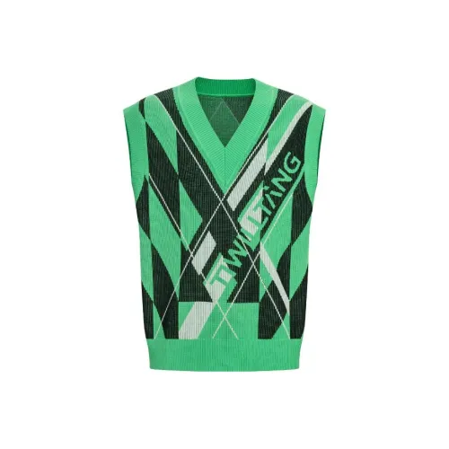 TIWILLTANG Vests Men Secret Forest Green