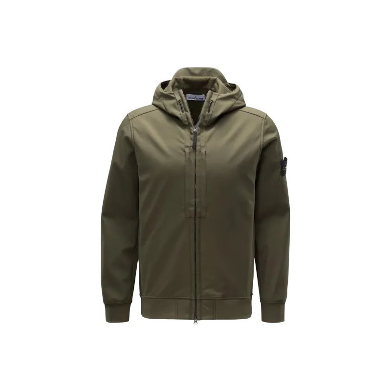 STONE ISLAND Zip Up Drawstring Jacket-0