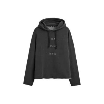 ZARA Sweatshirt Men's Coal Gray