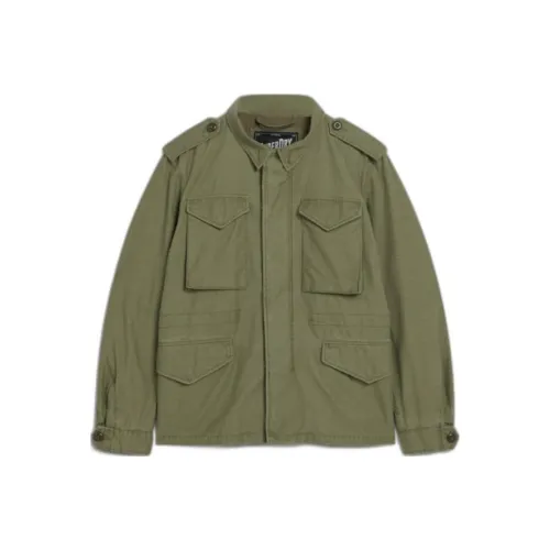 SUPERDRY Jackets Coats Men's Army Green