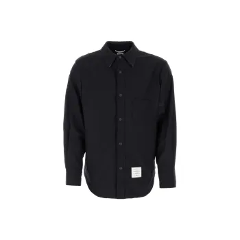 THOM BROWNE Collared Button Up Shirt