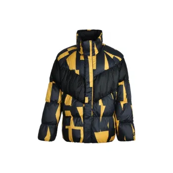 Nike Down Jackets Men Yellow Black Multicolor