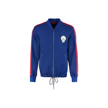 Alexander McQueen Skull Patch Zipped Jacket