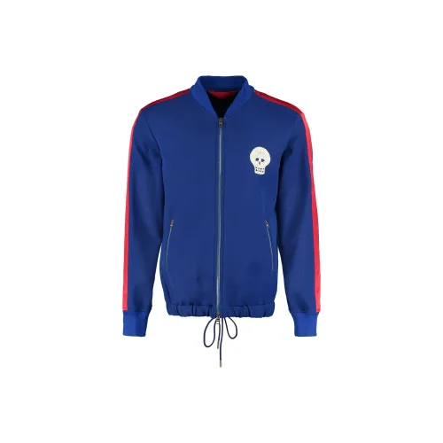 Alexander McQueen Skull Patch Zipped Jacket