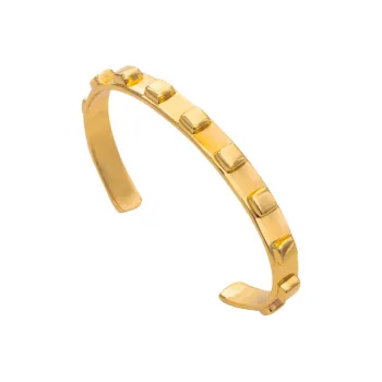 Federica Tosi Sophie Textured Cuff Bracelet