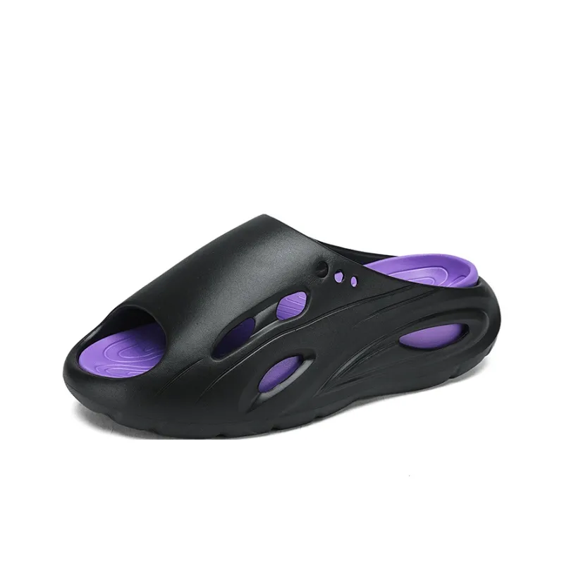 FCMM Cut Out Quiet Slip Resistant Massage Slide Slippers Men's-1