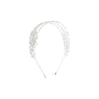 Self portrait Crystal embellished Veil Headband