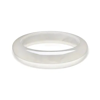 Moon Jewelry Natural Chalcedony Jade Bangles Unisex