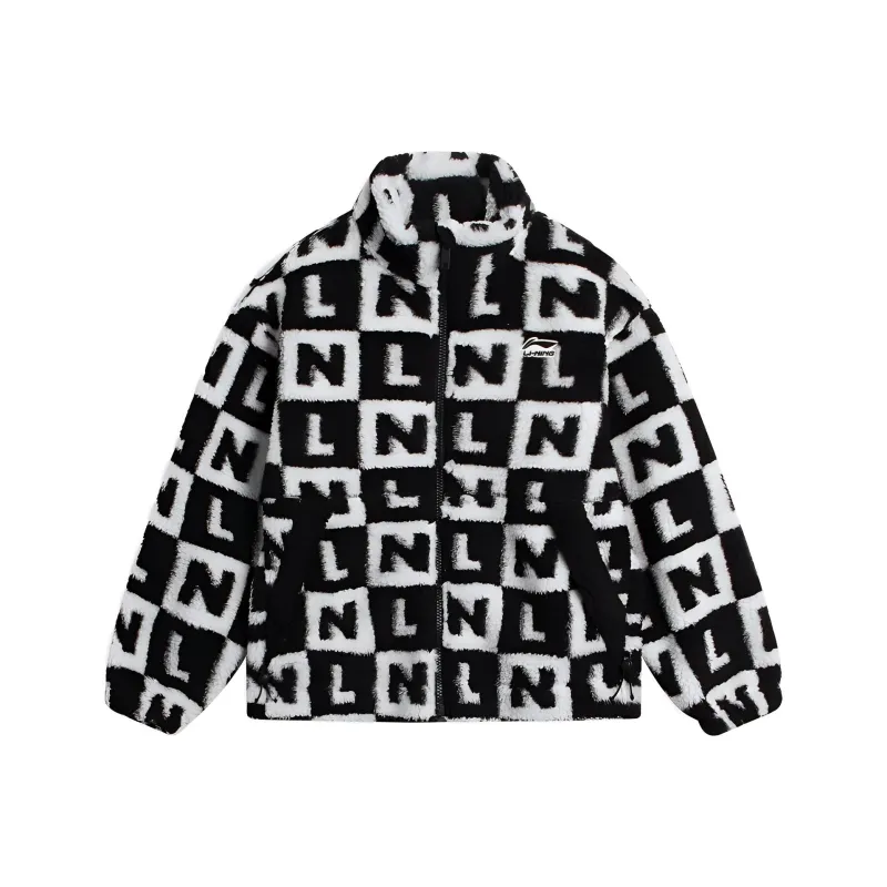 LINING Sports Life Collection Jackets Men Black Pearl White-0