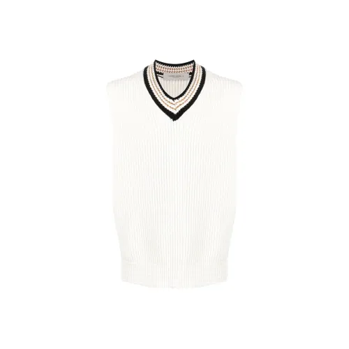 Golden Goose Vests Men White