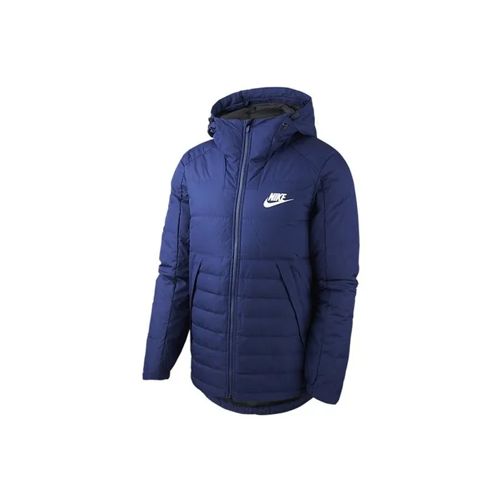 Nike Down Jackets Men Dark Blue-0