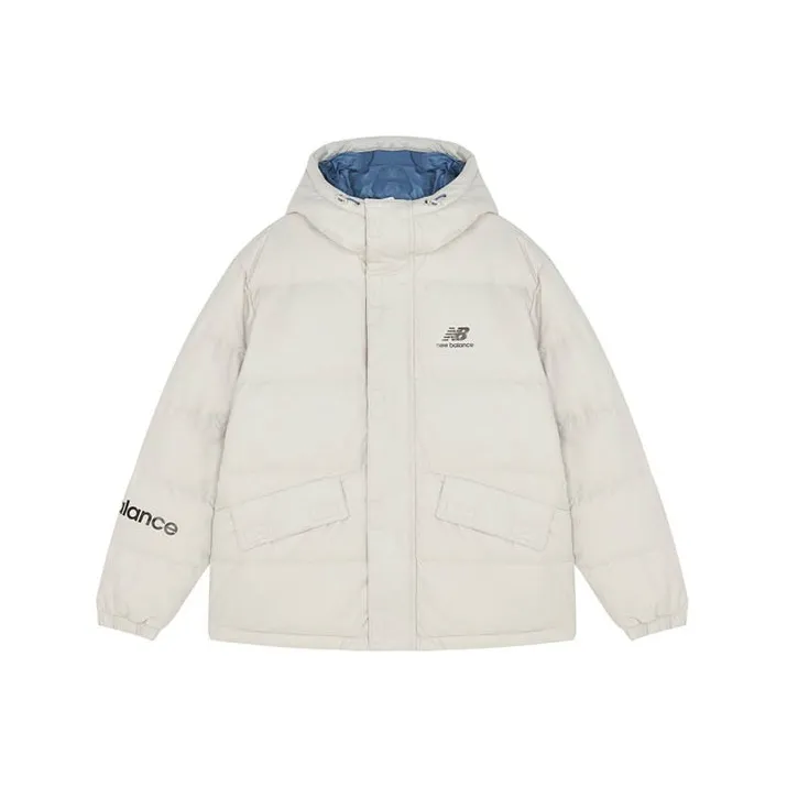 New Balance Leisure Life Down Jacket Winter Men's White-0