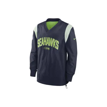Nike Athletic Stack Seattle Seahawks Jackets Coats Men's Marine Blue/Green