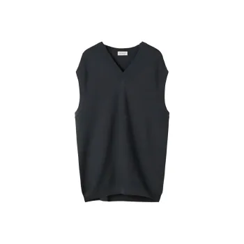 Lemaire Vests Men Gray Brown