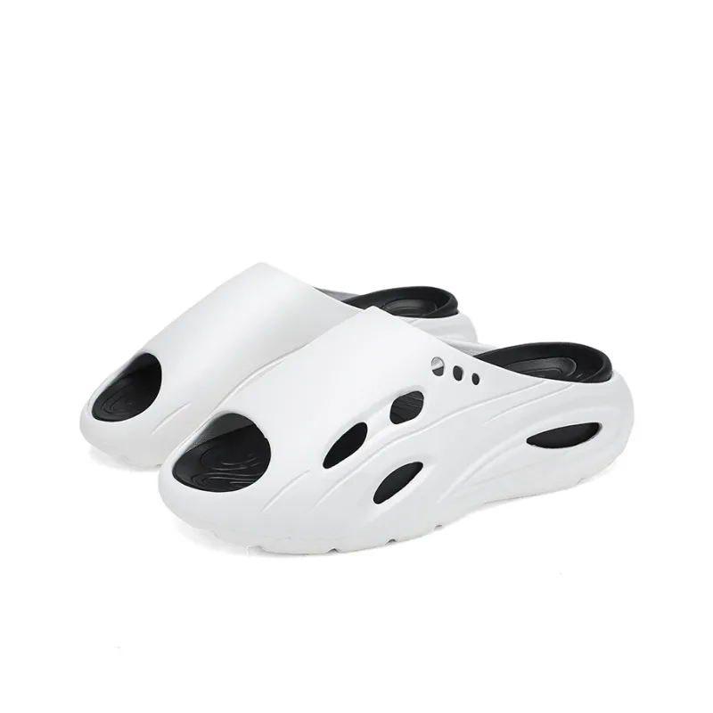 FCMM Cut Out Quiet Slip Resistant Massage Slide Slippers Men's-6