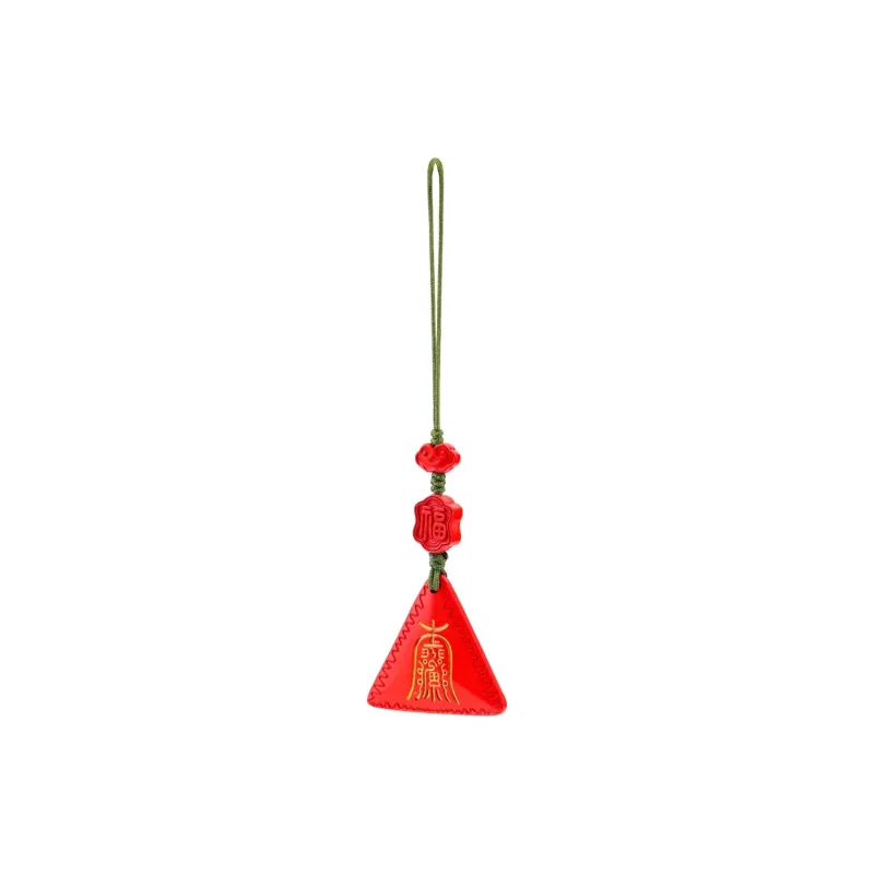 TIANTAISHAN Reconstructed Cinnabar Ornaments Unisex-0