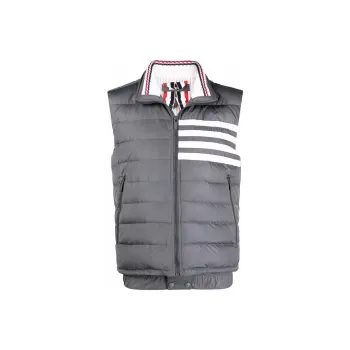 THOM BROWNE Twill Down Filled 4 Bar Ski Vest