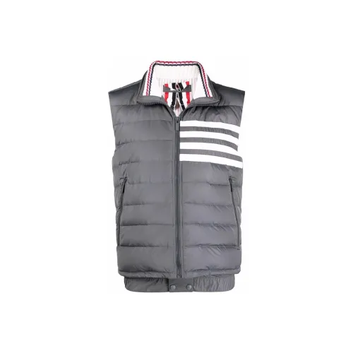 THOM BROWNE Twill Down Filled 4 Bar Ski Vest