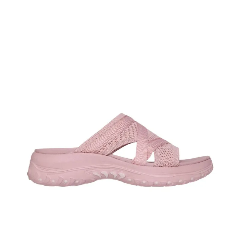 Skechers Reggae Foam Sole Slip Resistant Slide Slippers Women's Pink-1