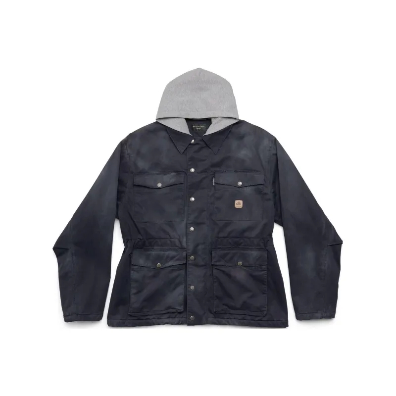 Balenciaga Double Layered Workwear Parka-0