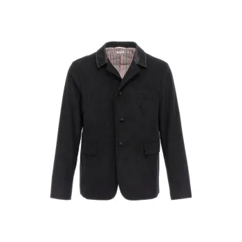 THOM BROWNE· Jackets & Coats Men's Black