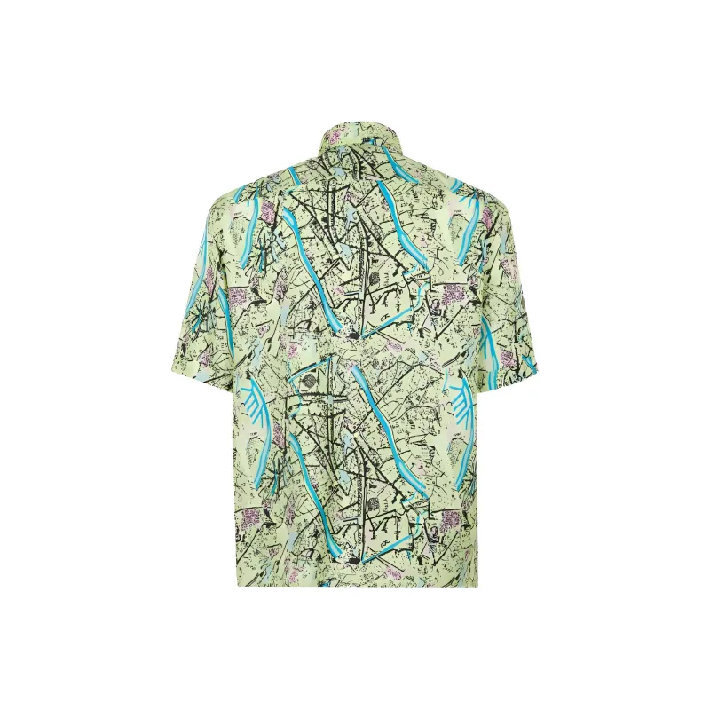 FENDI Shirts Men Green-1