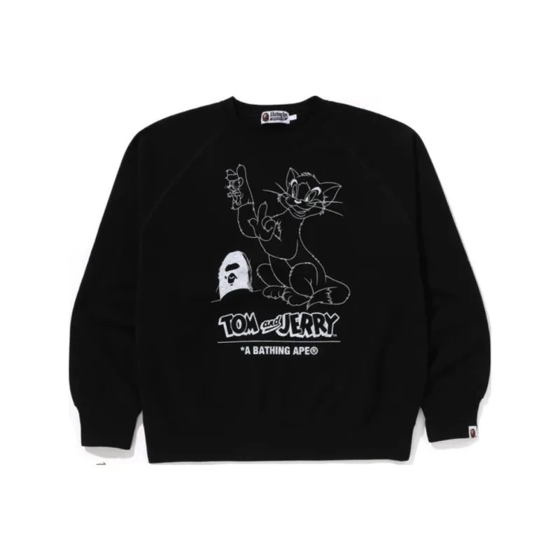 A BATHING APE x TOM AND JERRY SS25 Sweatshirt Men's-2