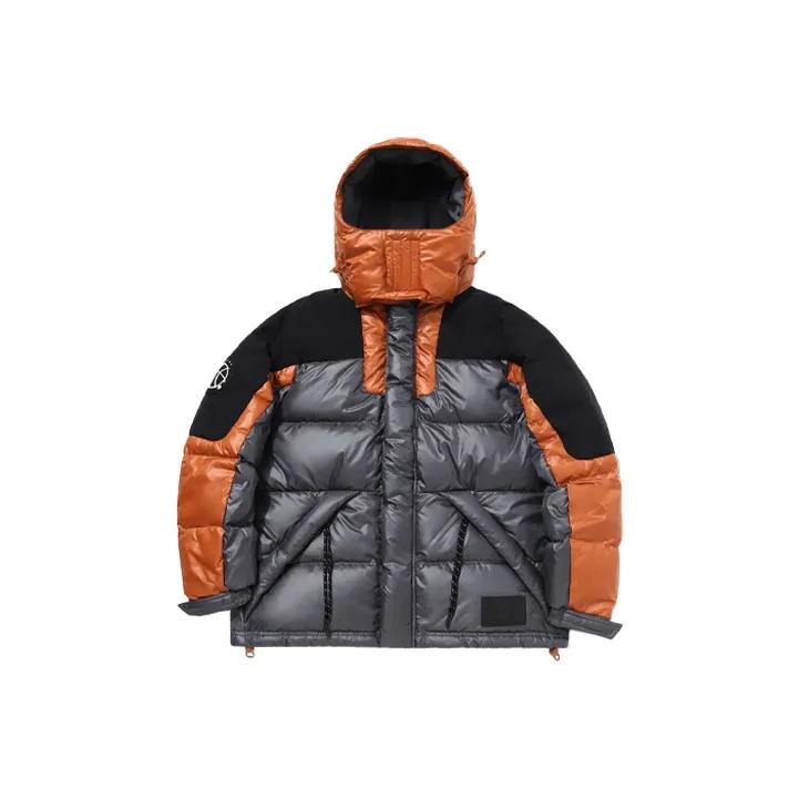 LiNing Badfive Down Jacket Winter Men's Thunderstorm Gray-0
