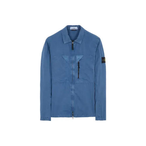 STONE ISLAND SS23 Nylon Meta Jackets Coats Men's Dark Blue