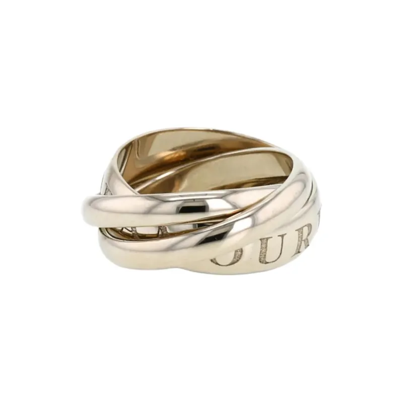 Cartier White Gold Trinity Ring-2