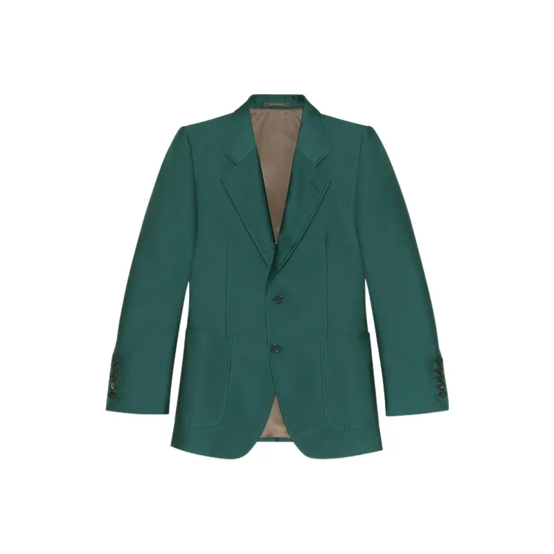 GUCCI SS22 Business Suits Coats Men's Dark Green-0