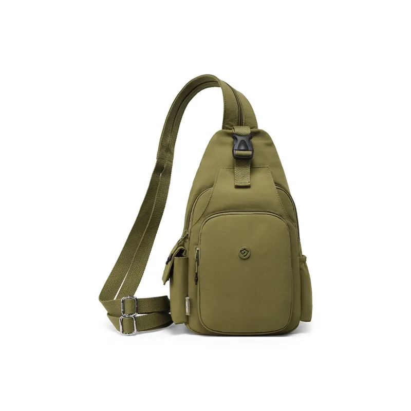 Gerlanx Nylon Fabric Double Shoulder Sling Bag Medium Size Women's Multicolor-16