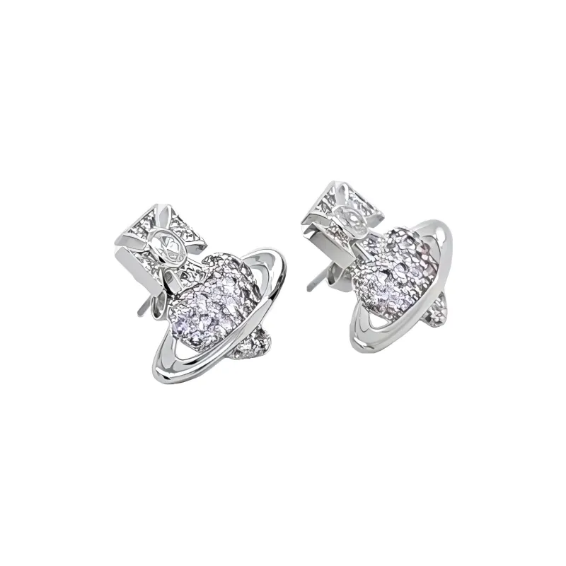 Vivienne Westwood Orb Embellished Earrings-1