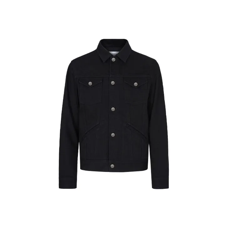 Givenchy Denim Jackets Men Black-0