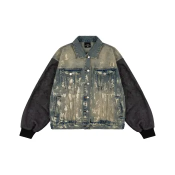 PILOTDRAGON Denim Jacket Men's Blue